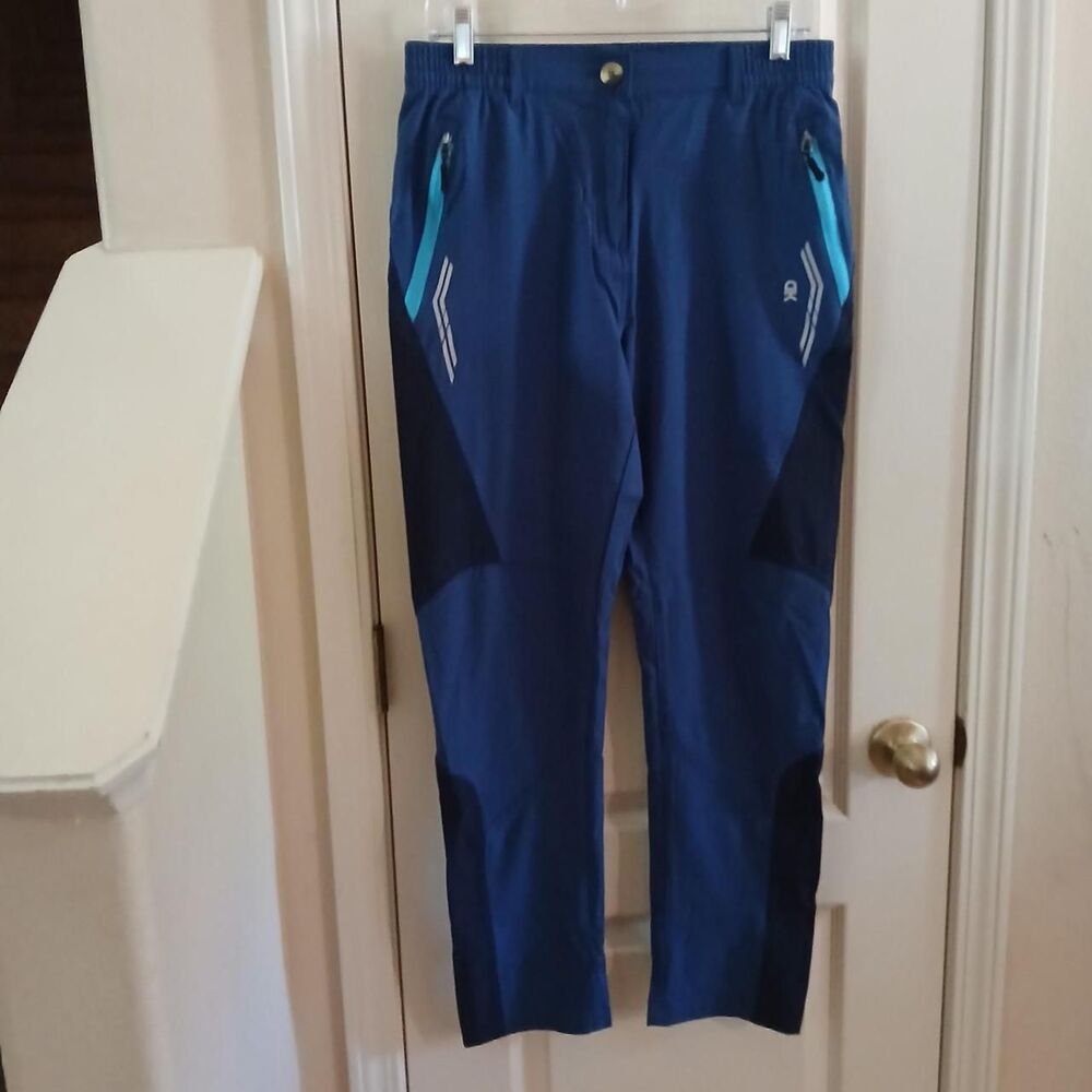 Little Donkey Andy Contrast Colorblock Quick-Dry Straight Leg Hiking Pants M